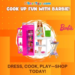 Barbie Doll & 25+ Accessories, Ultimate Pantry Playset