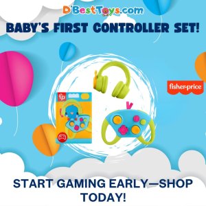 Fisher-Price Newborn Toys Level-Up Little Gamer Gift Set