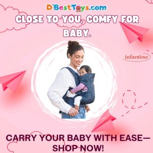 Infantino Flip Advanced 4-in-1 Baby Carrier Floral Navy
