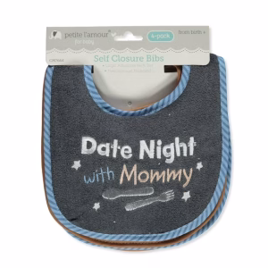 Petite L'amour 4 Pack Babyboyl Bibs
