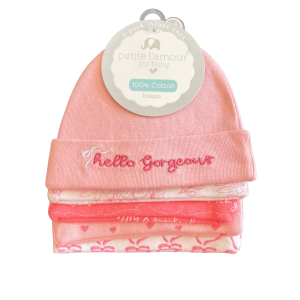 Petite L'amour 5 Pack Baby Hats