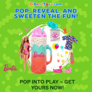 Barbie Pop Reveal Doll & Accessories, Rise & Surprise Fruit Series Gift Set