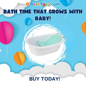 Frida Baby 4-in-1 Grow-with-Me Baby Bathtub