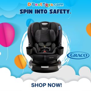 Graco EasyTurn™ 360 2-in-1 Rotating Convertible Car Seat,Cyran