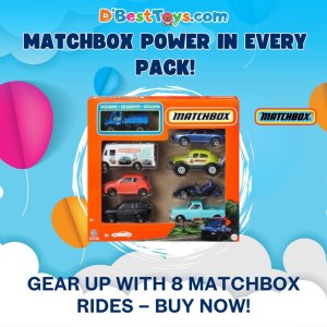 Matchbox Toy Cars or Trucks 8-Pack, Set of 8 Die-Cast 1:64