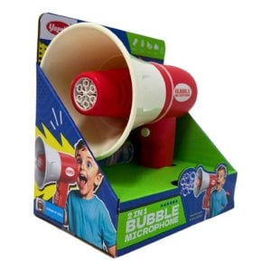 2 in 1 Microhpone Bubble Machine