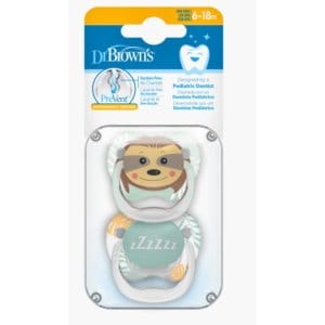 Dr Borwn's PreVent Orthodontic Soother 6-18M
