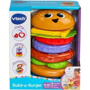 VTech Baby Build-a-Burger, Stacking and Sorting Toy