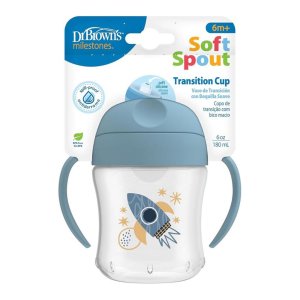 Dr. Brown’s Soft Spout Cup 180ml - Blue