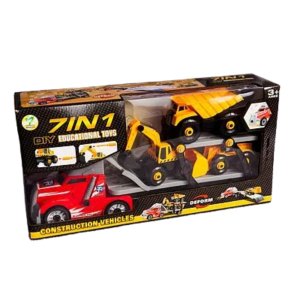 7-in-1 Construction Vehicles