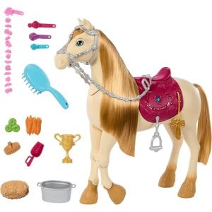 Barbie Mysteries: The Great Horse Chase Interactive Toy Horse with Sounds, Music & Accessories