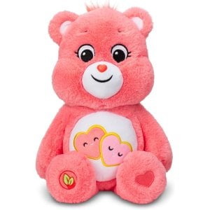 Care Bears 14" Love-A-Lot Bear Plushie - Medium Size - Pink