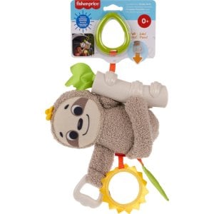 Fisher-Price Baby Toy Slow Much Fun Stroller Sloth