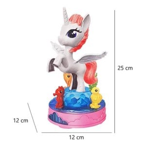 Unicorn Rotation Toy W/Music & Lights
