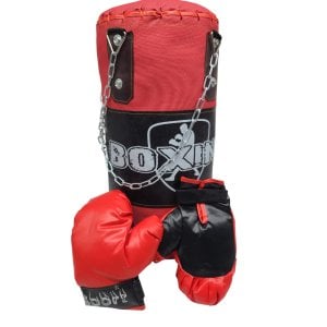 Large Boxing Bag W/Gloves