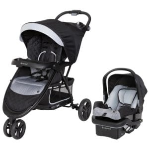 Baby Trend EZ Ride PLUS Travel System with EZ-Lift Infant Car Seat - Carbon Black