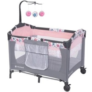 EZ Rest Playard - Flora Pink
