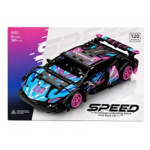 Speed Technological Building Block- Pull Back Car 385pcs