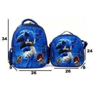 12" 2pcs Sonic Backpack