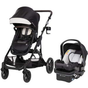 Morph Single to Double Modular Stroller Travel System with EZ-Lift™ PLUS Infant Car Seat- Madrid Tan