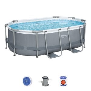 BESTWAY POWER STEEL 10'X6'7"X33" OVAL POOL SET