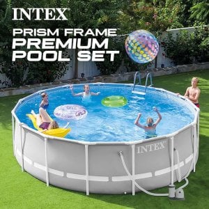 Intex Prism Frame 20ft X 52in Above Ground Pool Set