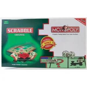2 in 1 Monopoly and Scrabble