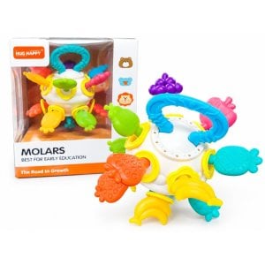 HUG HAPPY MOLARS-Baby Teething Toy