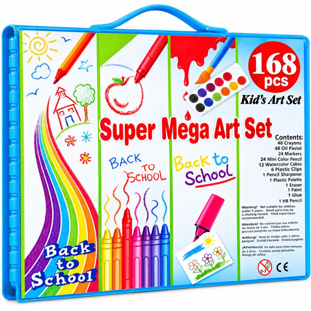 Super Mega Art Set-168pcS (1)