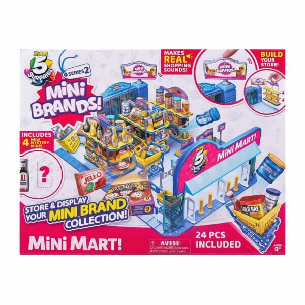 5 surprise mini brands series 2 electronic mini mart with 4 mystery mini brands playset by zuru (5)