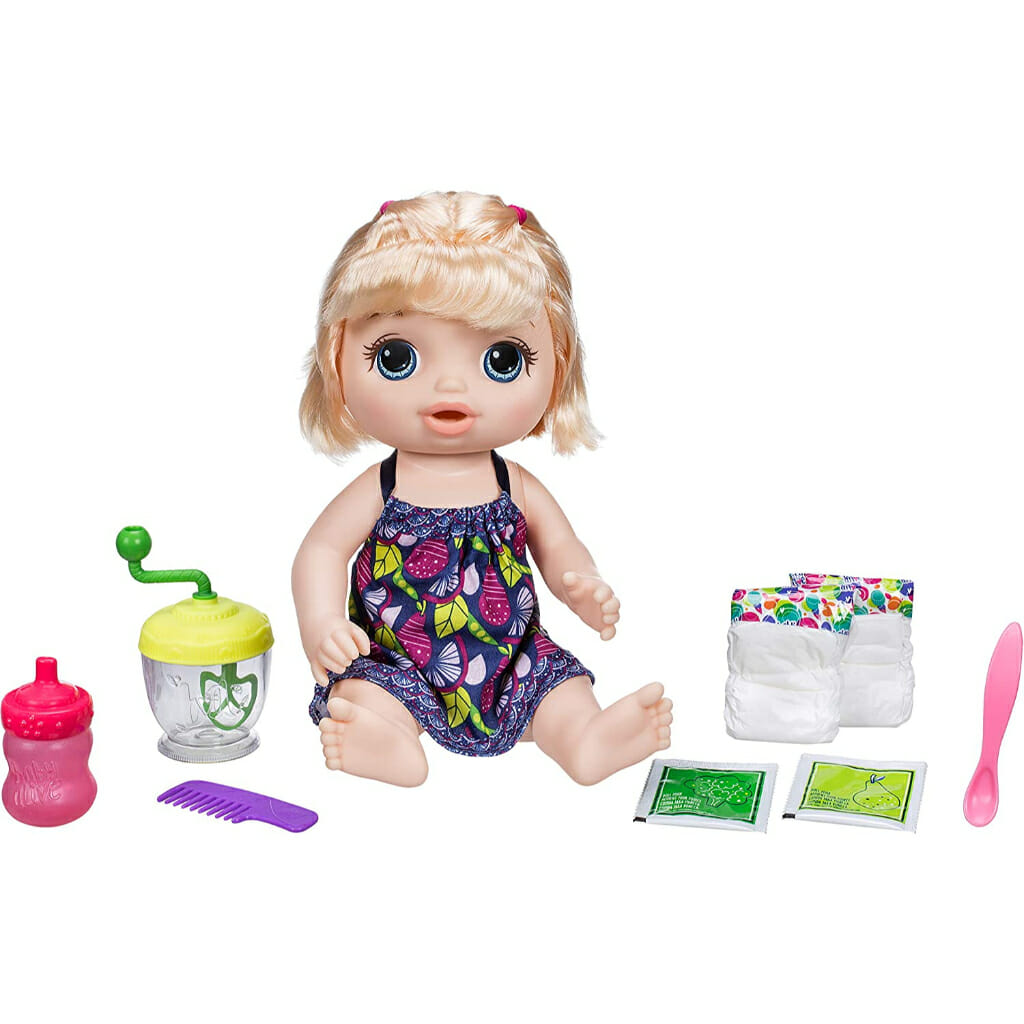 baby alive sweet spoonfuls blonde baby girl doll (4)