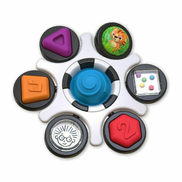 baby einstein curiosity clutch twist and pop rattle teether