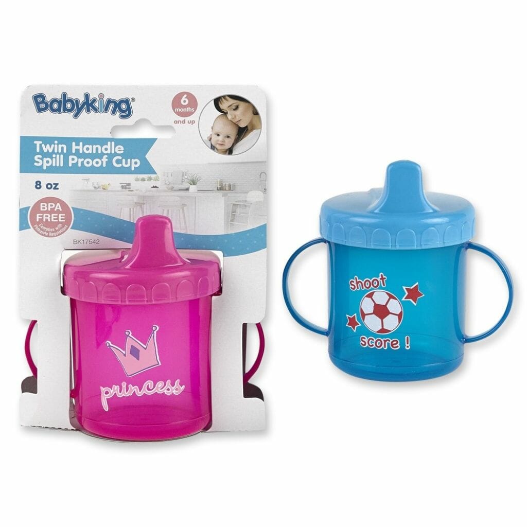 Twin Handle Spill Proof Baby Cup Sippy Cup No Spill BPA Free 8oz