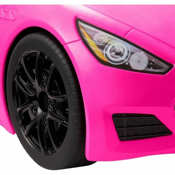 barbie pink convertible 2 seater vehicle1