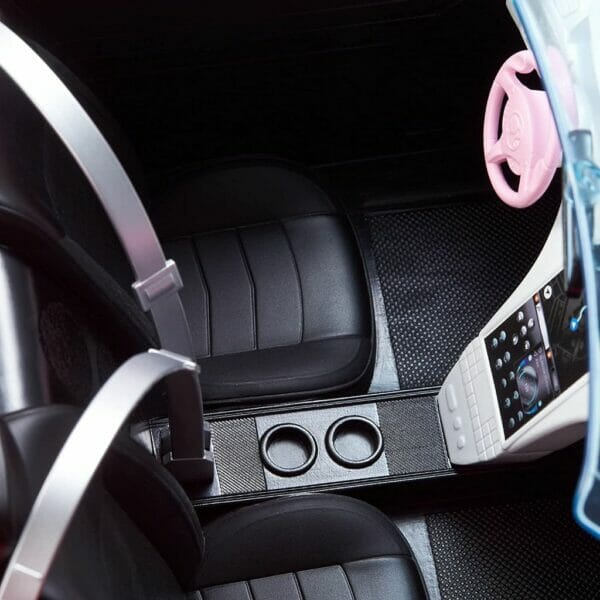 barbie pink convertible 2 seater vehicle3