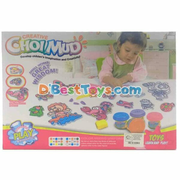 creative color clay series choi mud butterfly