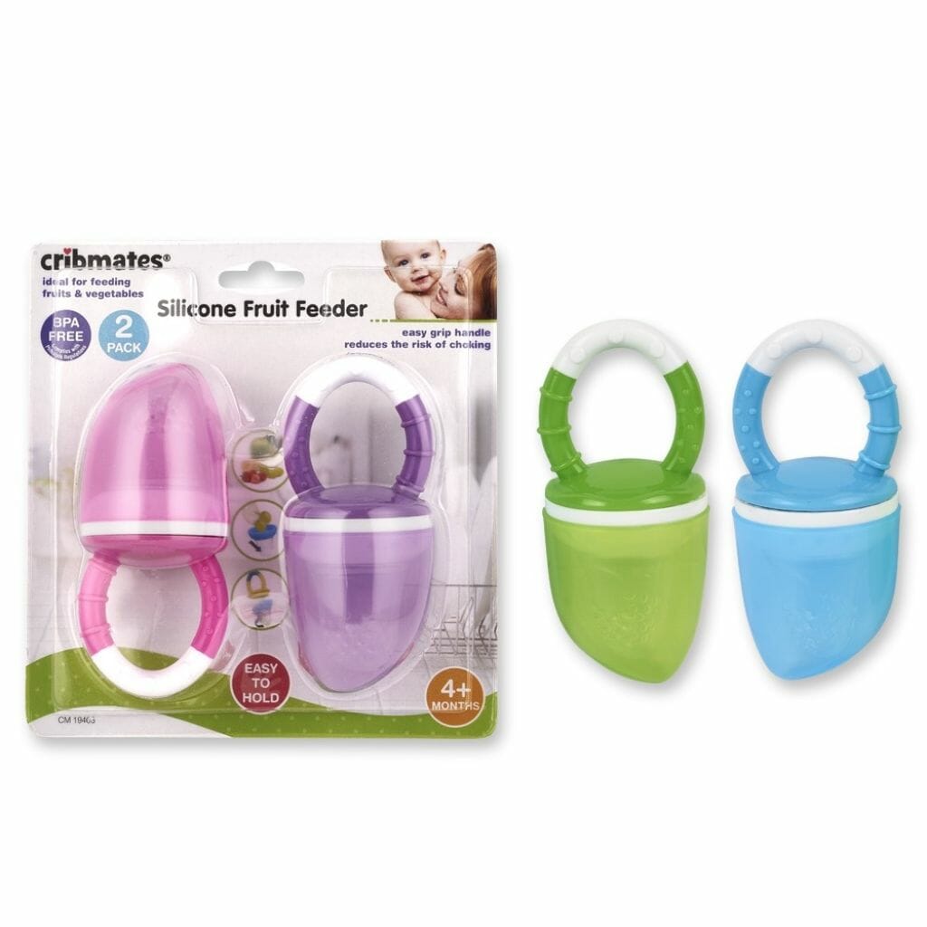 cribmates 2 pack silicone feeder