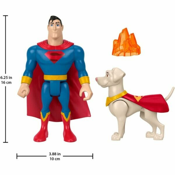fisher price dc league of super pets superman & krypto4