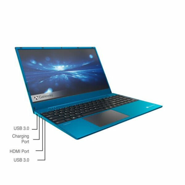 gateway 15.6″ ultra slim notebook, fhd, amd ryzen™ 3 3250u blue (3)