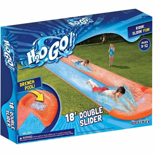 h2ogo! 18' double lane water slide1
