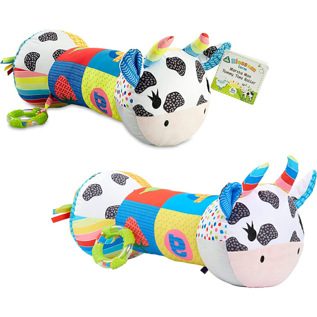 just play early learning centre blossom farm martha moo tummy time roller (3)