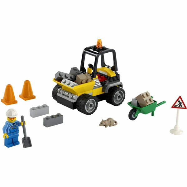lego city roadwork truck 60284 toy building kit (58 pieces) (1)
