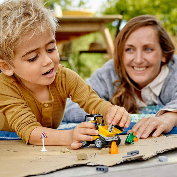 lego city roadwork truck 60284 toy building kit (58 pieces) (4)