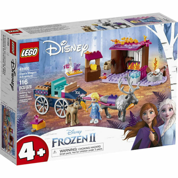 lego disney frozen ii elsa’s wagon carriage adventure 41166 building kit (4)
