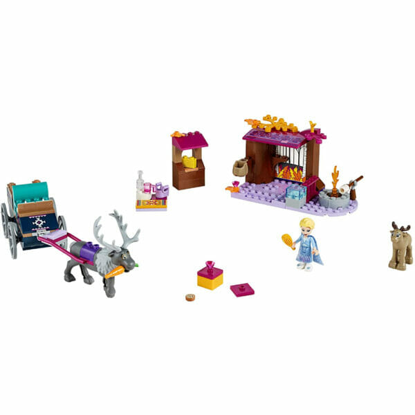 lego disney frozen ii elsa’s wagon carriage adventure 41166 building kit (6)
