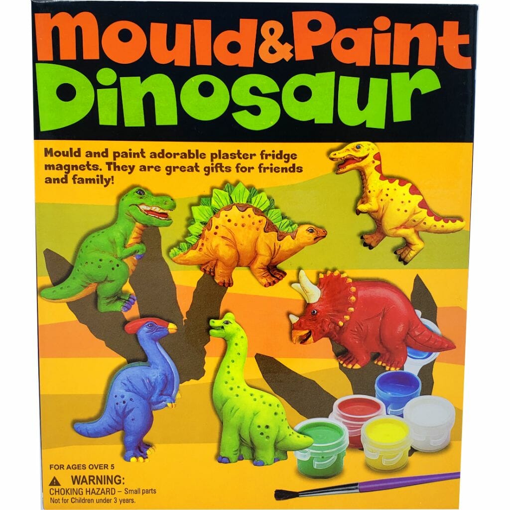 mould and paint glow in the dark dinosaur fridge magnet (1)