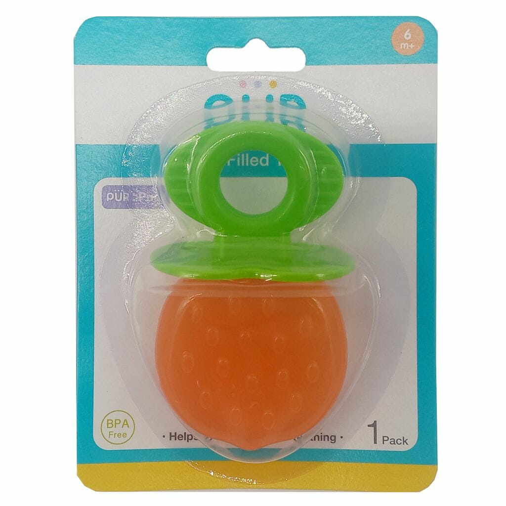 pur water filled teether orange