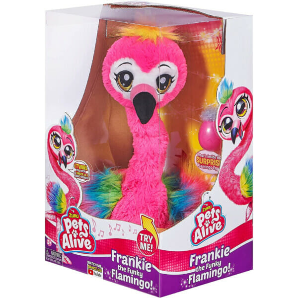 pets alive frankie the flamingo pink 15 interactive animal dancing plush with 3 songs (7)