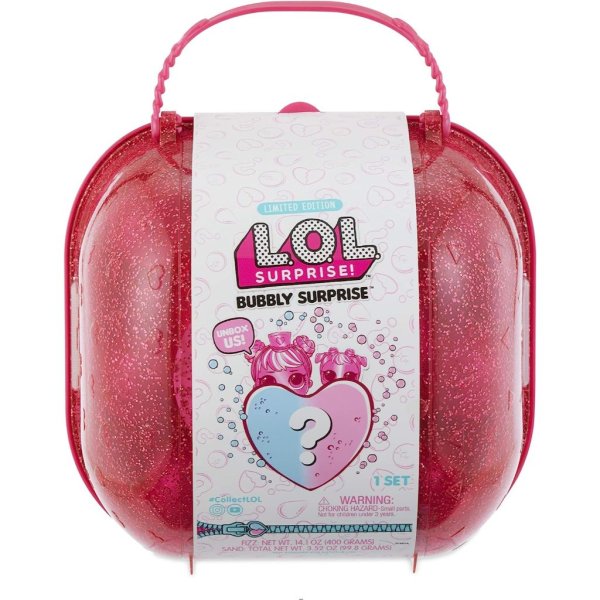 lol surprise bubbly surprise (pink) with exclusive doll and pet, great gift for kids age (4)