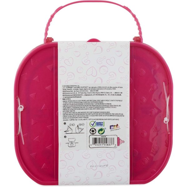 lol surprise bubbly surprise (pink) with exclusive doll and pet, great gift for kids age (5)